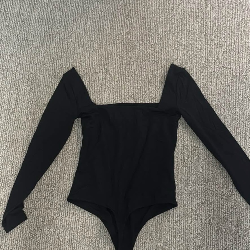 Black Long Sleeve Nuuds Bodysuit